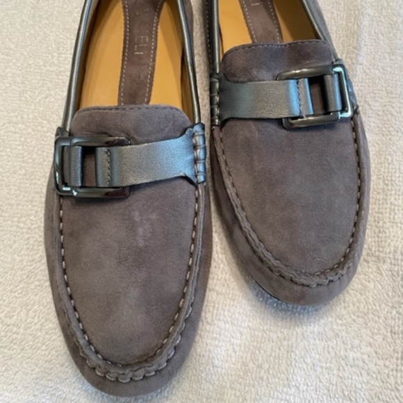 Vaneli Shoes - Grey Suede Loafers Vaneli Size 8 M
